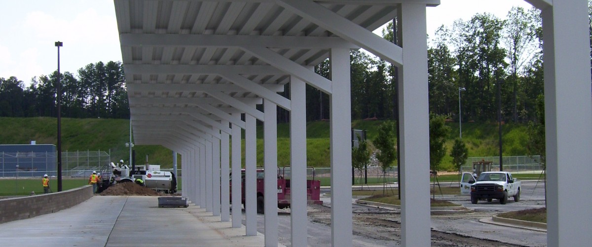 Aluminum Canopy Walkway for School