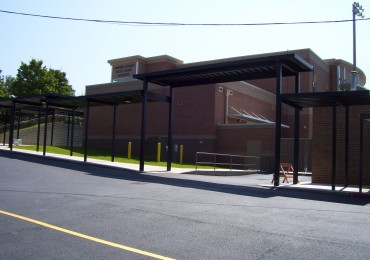 Customized Walkway Canopy at School