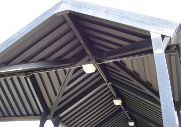 Aluminum canopy finishes