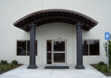 modern metal canopy