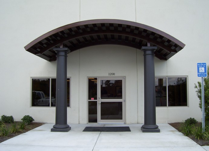 modern metal canopy