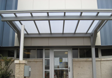 decorative aluminum canopy