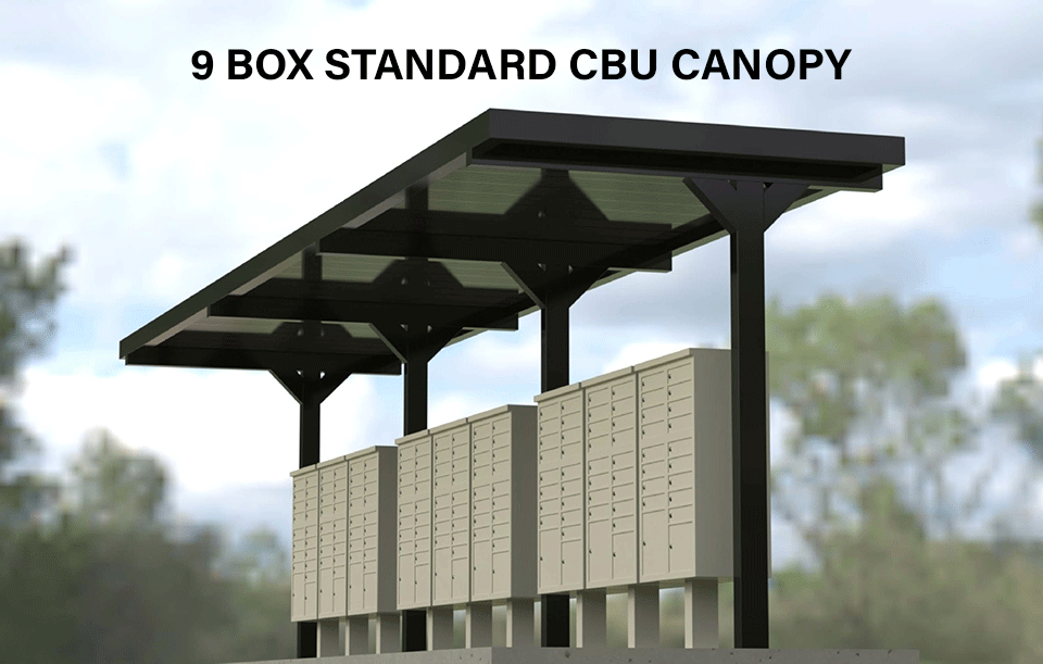 9 box standard CBU canopy
